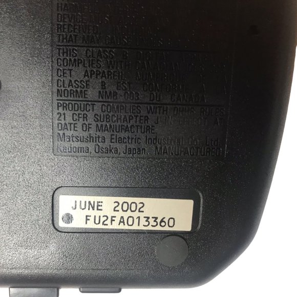 Panasonic Portable CD Player, Black Gray SL-MP353J - Picture 9 of 15